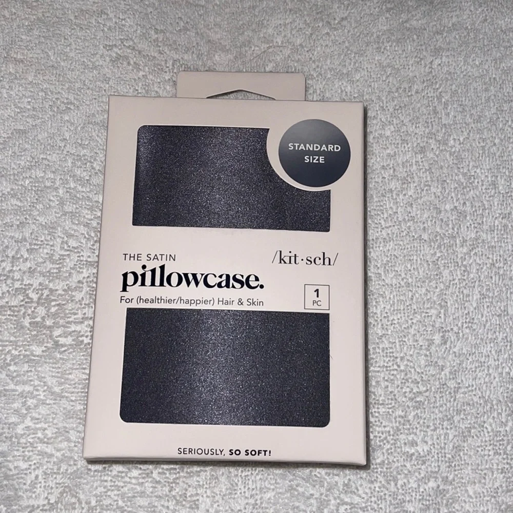 New /kit•sch/ Satin scrunchie 5pk, satin pillow eye mask and satin pillowcase